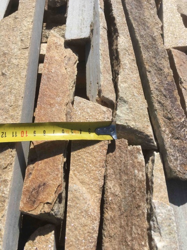 Горбушка златолит золотистый для облицовки купить в Искитиме