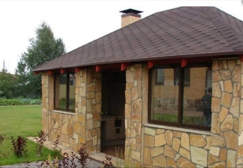 Плитняк златолит жёлтый для фасада 1,5-3 см купить в Искитиме