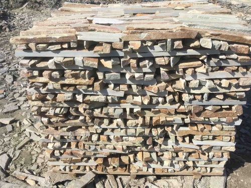 Горбушка златолит золотистый для облицовки купить в Искитиме