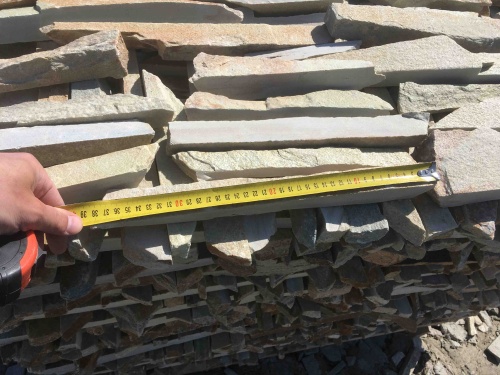 Горбушка златолит золотистый для облицовки купить в Искитиме