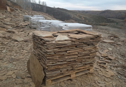 Плитняк кора дерева для цоколя, отмостки купить в Искитиме