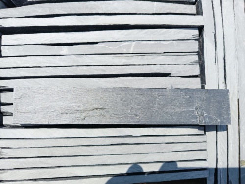 Плитка чёрная из натурального камня фасадная 30 см * 5 см, толщина 7 мм -30 мм купить в Искитиме