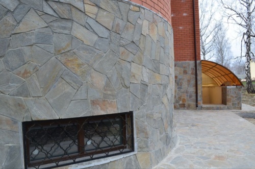 Плитняк златолит Уральский  для фасада купить в Искитиме